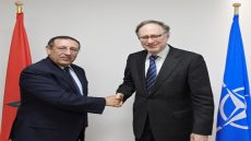 NATO Deputy Secretary General, Ambassador Alexander Vershbow meets the Minister Delegate for Foreign Affairs and Cooperation of the Kingdom of Morocco, H.E. MR. Youssef Amrani