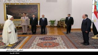 L’ambassadeur de SM le Roi au Caire présente ses lettres de créance au Président égyptien