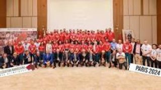 Présentation à Rabat des athlètes marocains qualifiés aux JO Paris-2024