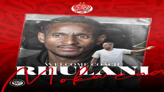 le sud africain mukwena nouvel coach du wydad de Casablanca