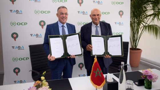 Football: La FRMF, l’OCP vers un partenariat stratégique visant la formation d’haut niveau a l’échelle nationale