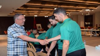 Mondial de futsal (Ouzbékistan-2024) : M. Lekjaa reçoit les membres de la délégation de l’équipe nationale