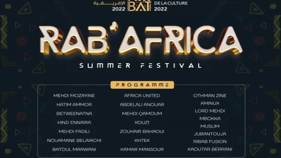 rabat abrite la 3e Edition du « Rab’Africa Summer Festival »