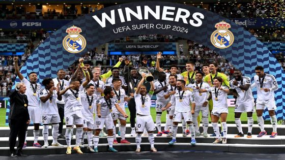 Supercoupe de l’UEFA : Kylian Mbappé offre le premier trophée de la saison au Real Madrid !