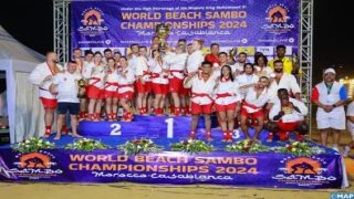 Casablanca: Le Maroc remporte la médaille de bronze au championnat du monde de sambo beach