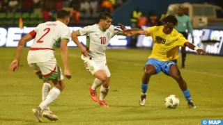 Eliminatoires CAN-2025 (5è journée/Gr.B): Large victoire du Maroc a l’extérieur face au Gabon (5-1)