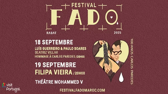 Le Festival Fado revient à Rabat pour sa 8e édition marocaine, les 18 et 19 septembre 2025