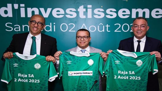 Le Raja Club Athletic et Ports4Impact Association scellent un partenariat pour l’activation de la société sportive Raja S.A.